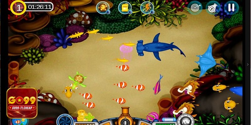 Bắn Cá Hải Tặc - Súng cơ bản, súng đôi và liên thanh: dùng theo nhịp